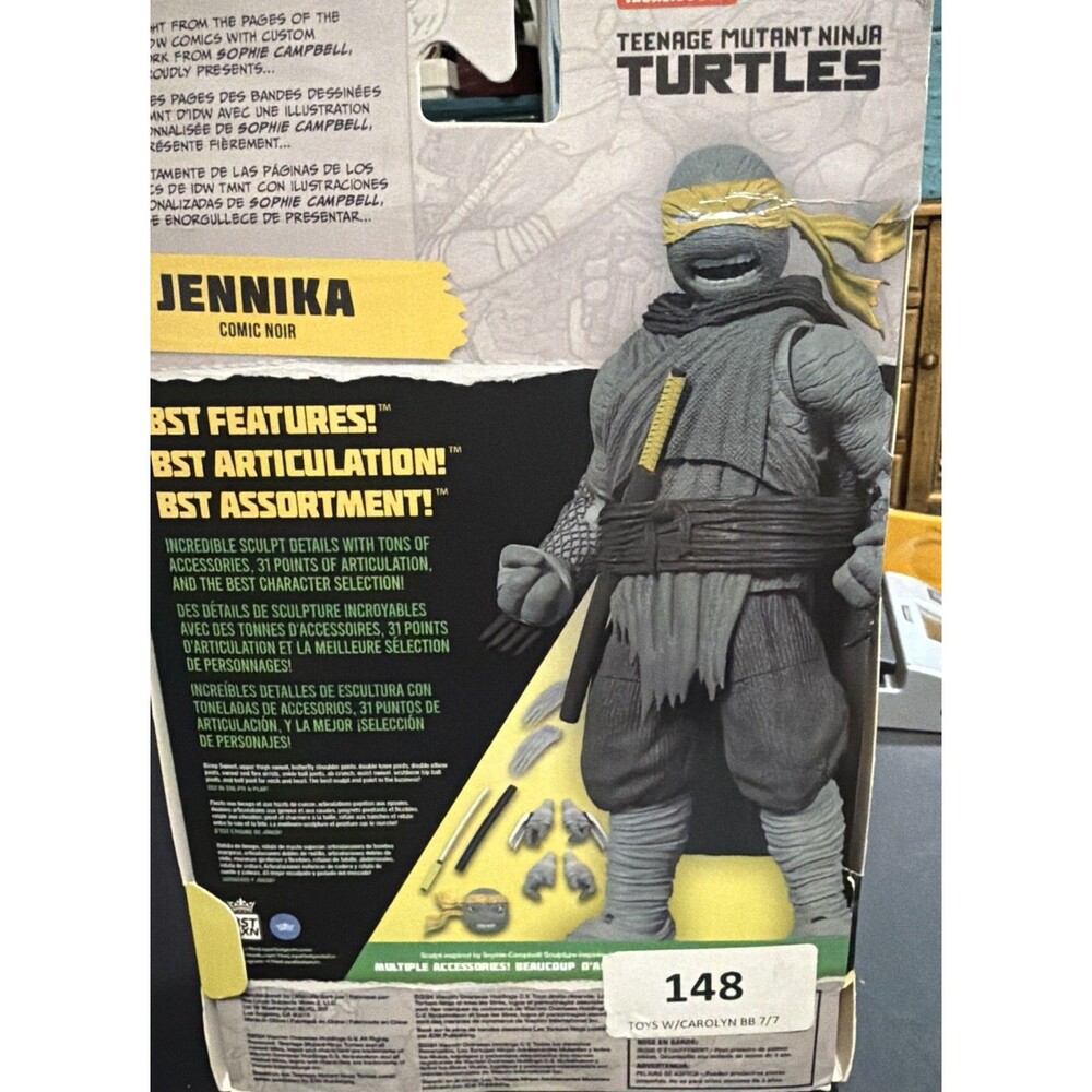 The Loyal Subjects BST AXN TMNT Jennika Comic Noir 5” Figure NEW